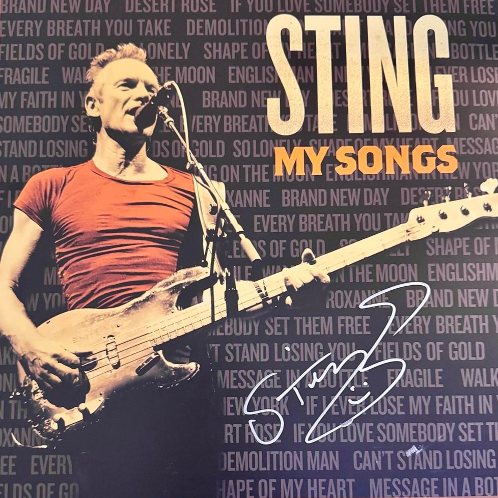 Sting Signed Album "My Songs" Vinyl Album - JSA COA #03
